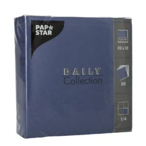 Serviett DAILY 2L 32x32cm mørk blå (50)