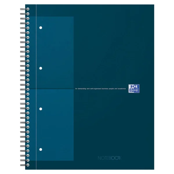 Notatbok OXFORD Int. A4+ ruter p blå