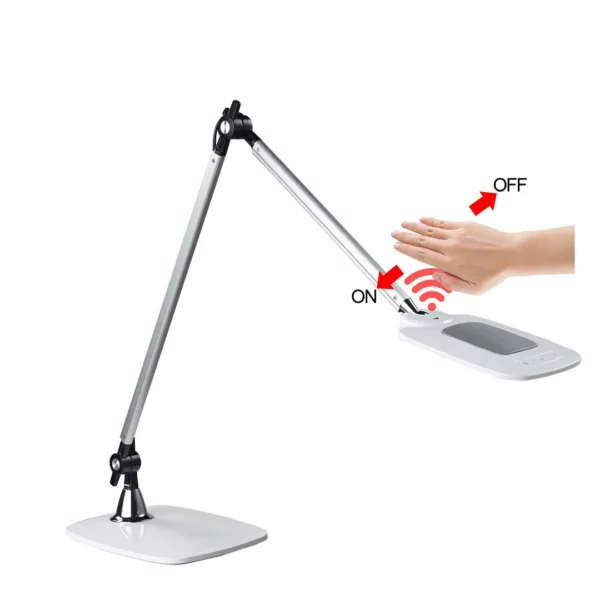 Lampe MEET Jim LED sølv/sort