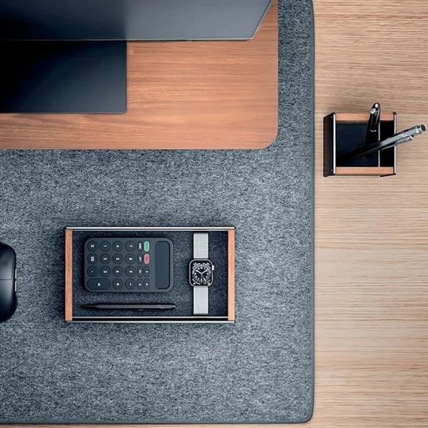 Skrivebordsoppbevaring ALBA sort/tre