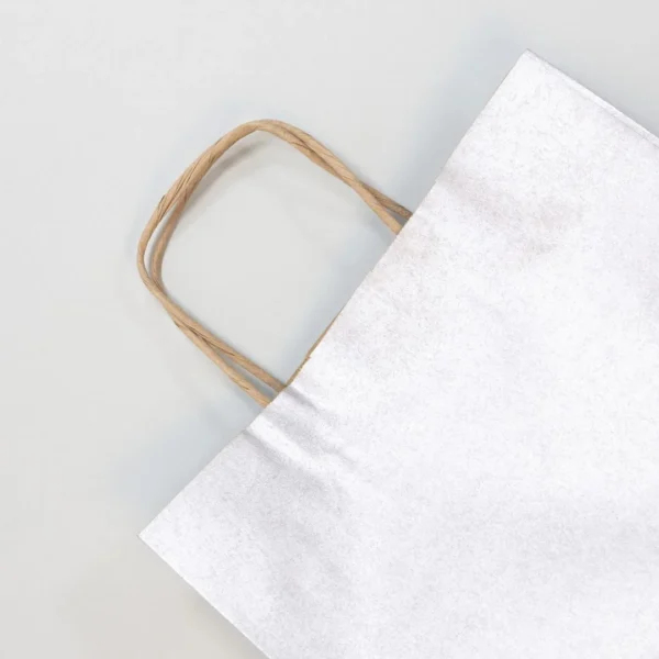 Gavepose CF kraft 22x10x27 cm sølv (25)