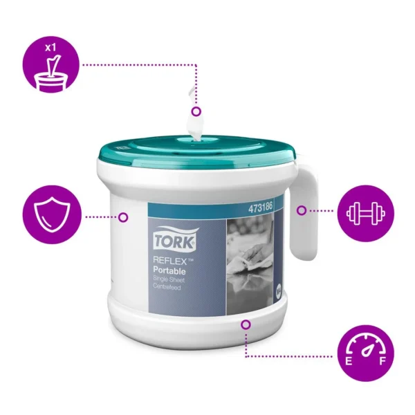 Dispenser TORK senterrull bærbar M4