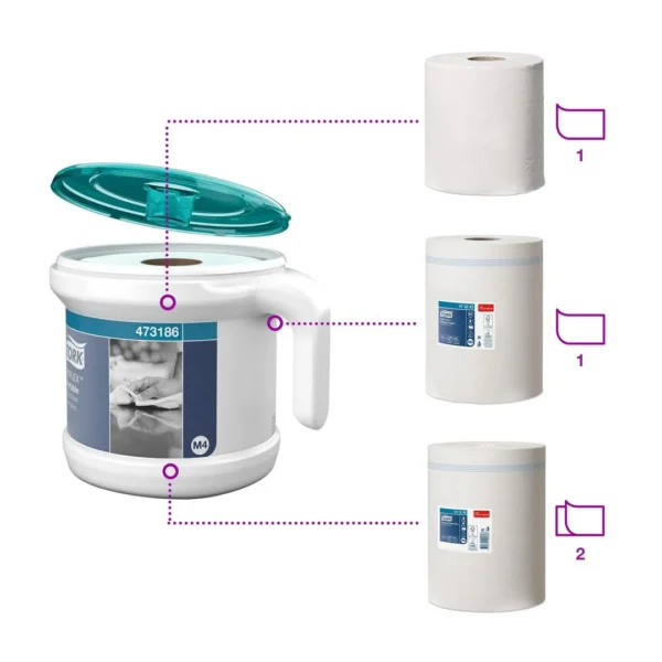 Dispenser TORK senterrull bærbar M4