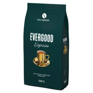 Kaffe EVERGOOD Espresso hele bønner 500g