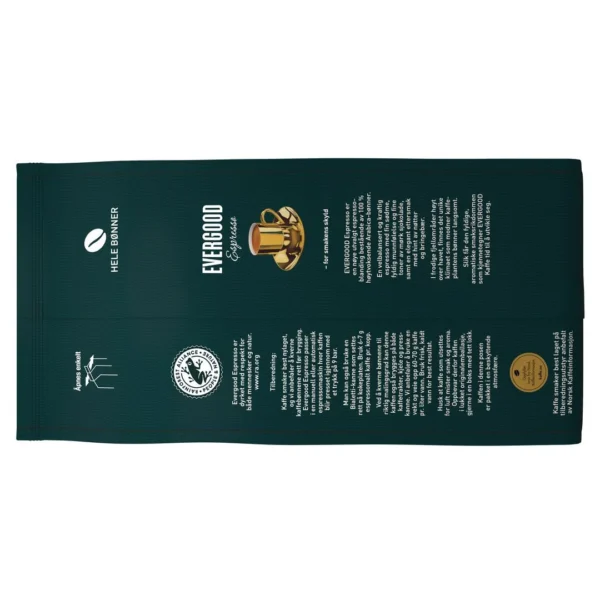 Kaffe EVERGOOD Espresso hele bønner 500g