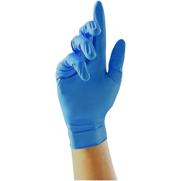 Hanske UNICARE nitril u/p S blå (100)