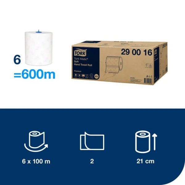 Tørkerull TORK Matic Premium 2L H1 100m