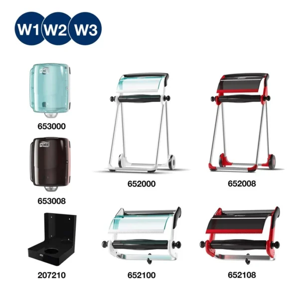 Industritørk TORK Premium 1L W1/2/3 114m