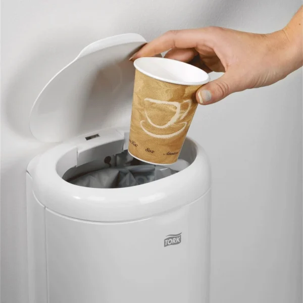 Avfallsbeholder TORK hygiene 5L B3 hvit