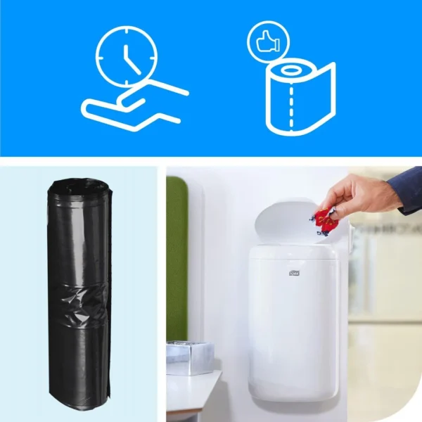 Hygienepose TORK sanitet B3 sort (1000)