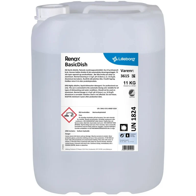 Maskinoppvask RENAX Basicdish 11kg