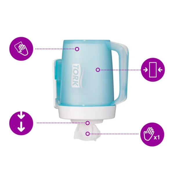 Dispenser TORK mini senterrull bærbar M1