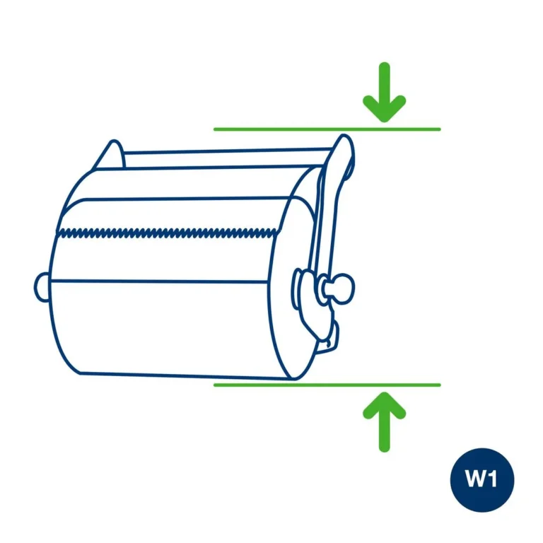 Stativ TORK vegg W1 rød/sort - Bilde 3