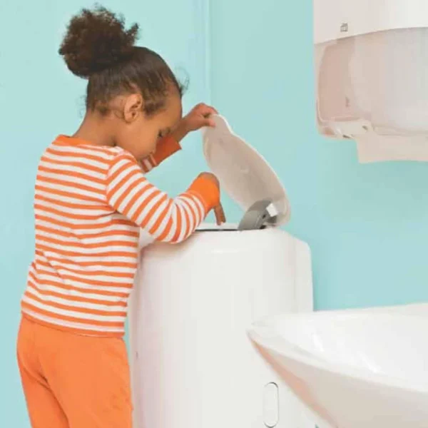 Lokk TORK avfallsbeholder 50L B1 hvit