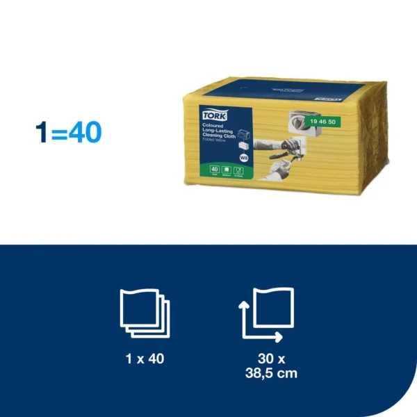 Klut TORK Premium W8 kodet gul (40)