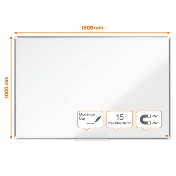 Whiteboard NOBO PremiumP lakk 100X150cm