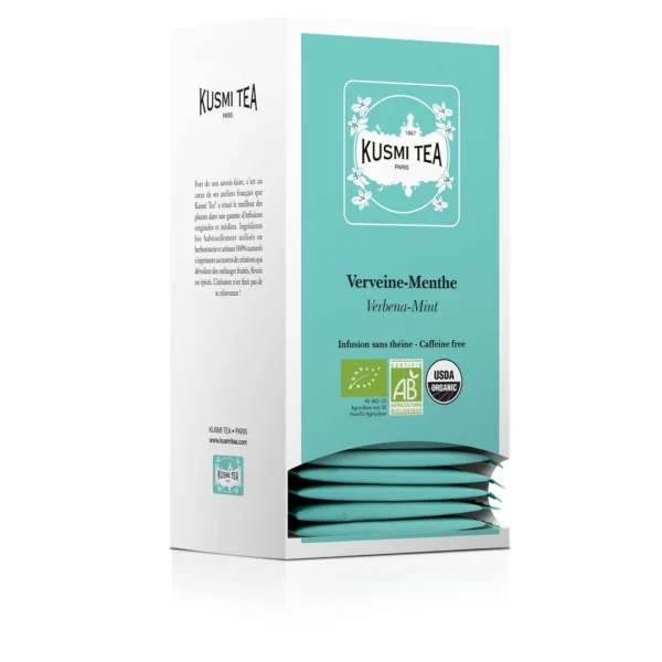 Te KUSMI økologisk verbena mint (25)
