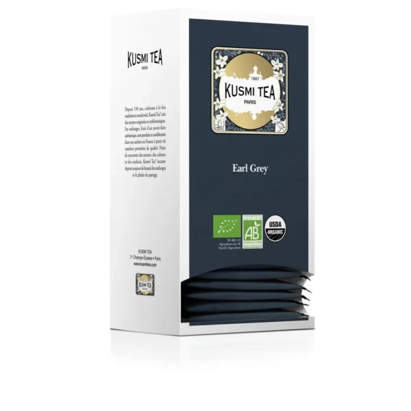 Te KUSMI økologisk Earl Grey sort (25)