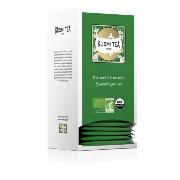 Te KUSMI økologisk spearmint grønn (25)