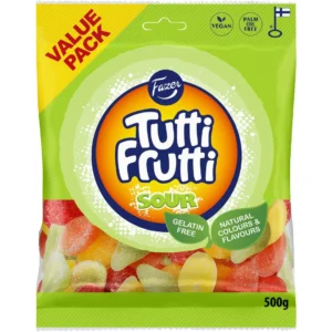 Godteri FAZER Tutti Frutti Sour 500g