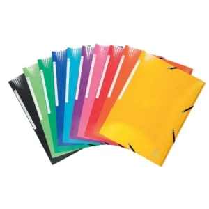 Strikkmappe EXACOMPTA 3klaff 600g ass