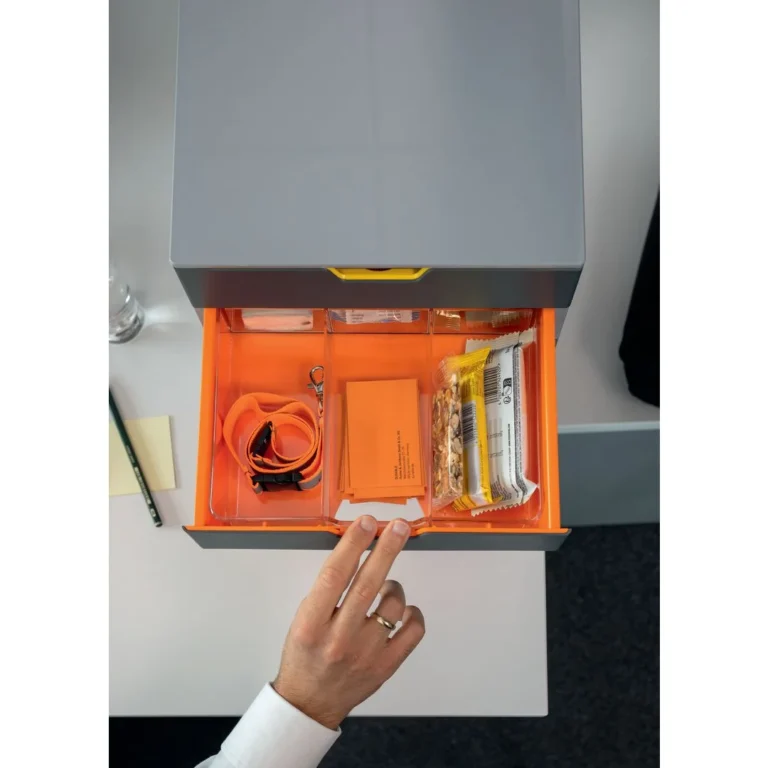 Skuffekabinett DURABLE Vc 5 skuffer grå - Bilde 4