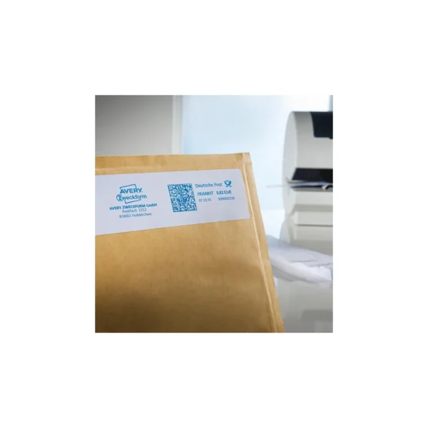 Etikett AVERY frankering 138x48mm (500)