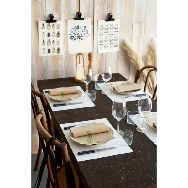 Bordbrikke DUNICEL Linnea hvit (100)