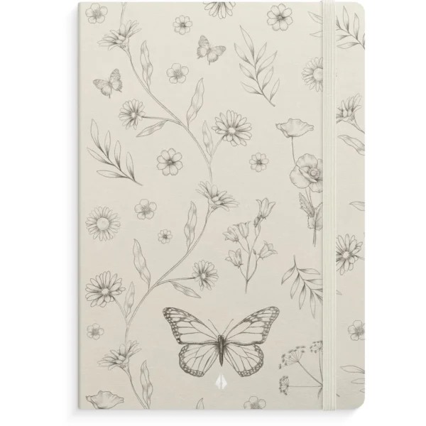 Notatbok BURDE Deluxe A5 butterfly