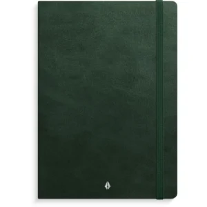 Notatbok BURDE Deluxe A5 mørk grønn