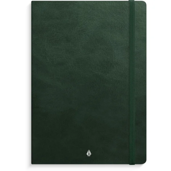 Notatbok BURDE Deluxe A5 mørk grønn
