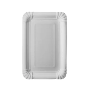 Tallerken PURE papp 13x20cm hvit (25)