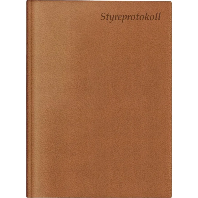 Styreprotokoll 120 blad brun