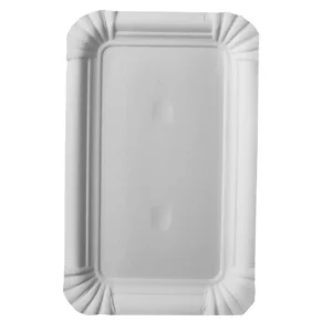 Tallerken PURE papp 10x16cm hvit (25)