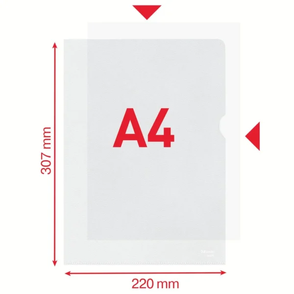 Plastomslag ESSELTE A4 160my (100)