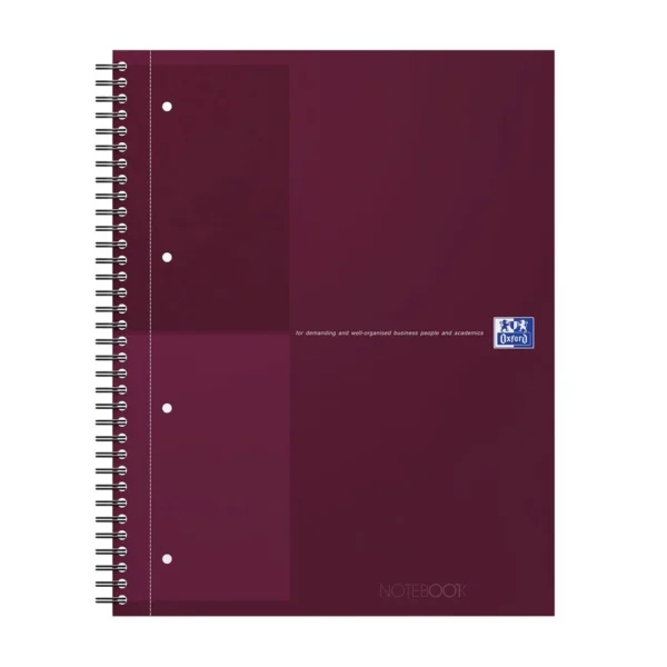 Notatbok OXFORD Int. A4+ linjer rød