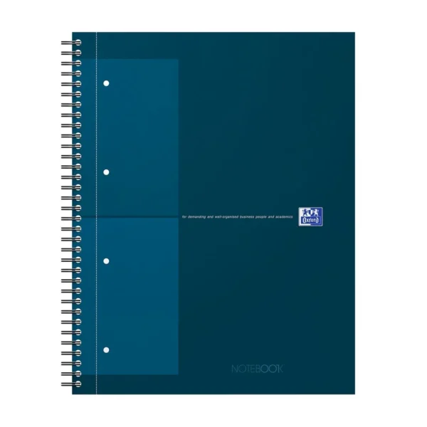 Notatbok OXFORD Int. A4+ ruter p blå