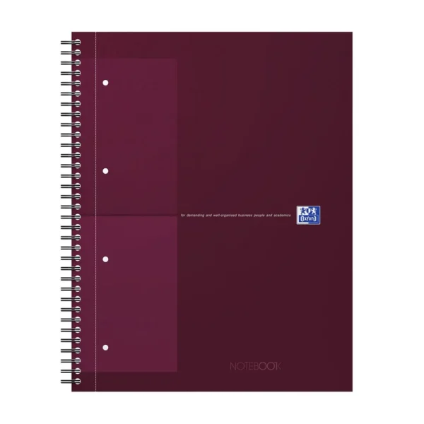 Notatbok OXFORD Int. A4+ ruter rød