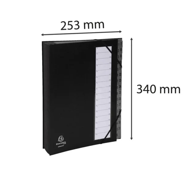 Sorteringsmappe EXACOMPTA 1-32 hard sort