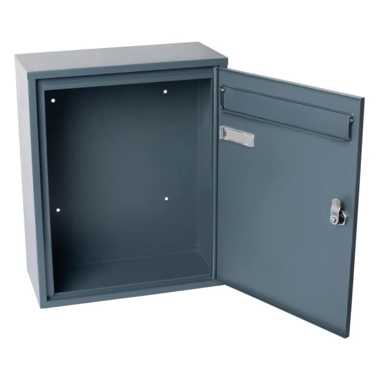 Postkasse PAVO 15x32,5x40cm m/lås grå - Bilde 4