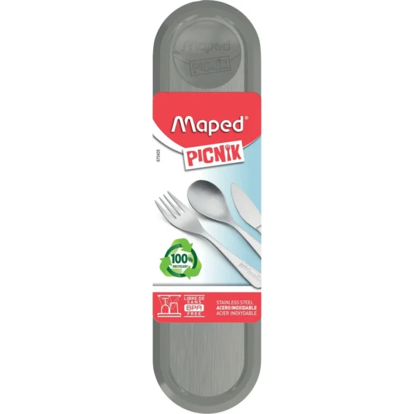 Bestikksett MAPED Picnik stål (3)