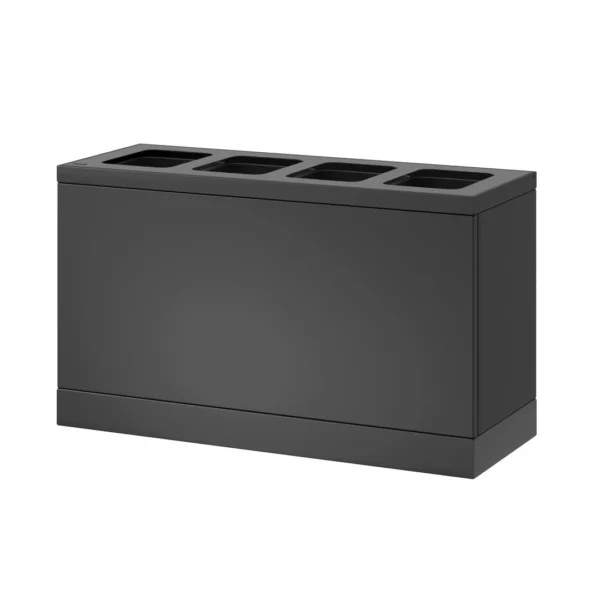 Avfallsbeholder BICA 831 4x10L antrasitt