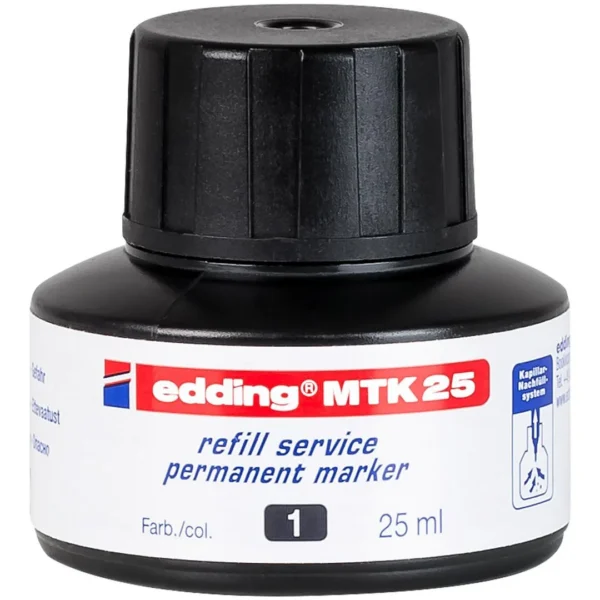 Refill EDDING permanent merkepenn sort