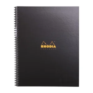 Spiralbok RHODIA Active A4+ linjert sort