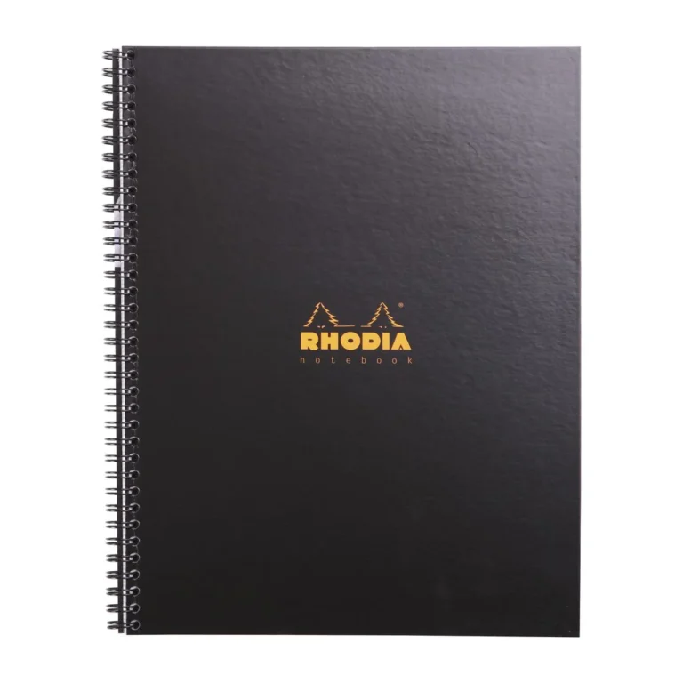 Spiralbok RHODIA Active A4+ linjert sort