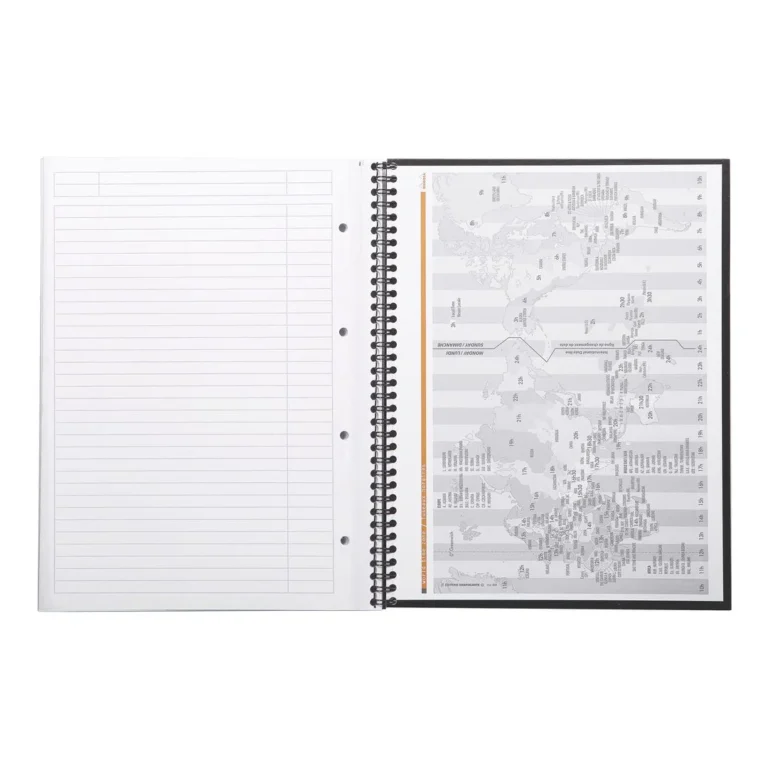 Spiralbok RHODIA Active A4+ linjert sort - Bilde 2