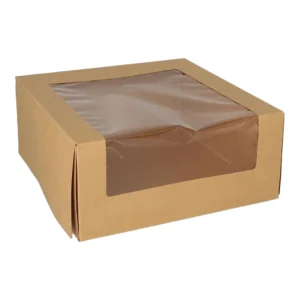 Kakeeske 23x23x10cm m/lokk vindu (25)