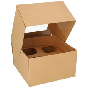 Kakeeske muffins 17x17x10cm m/vindu (25)