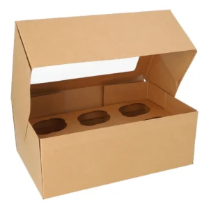 Kakeeske muffins 27x17x10cm m/vindu (25)