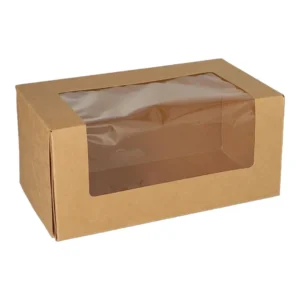 Kakeeske 22x12x10cm m/lokk vindu (25)